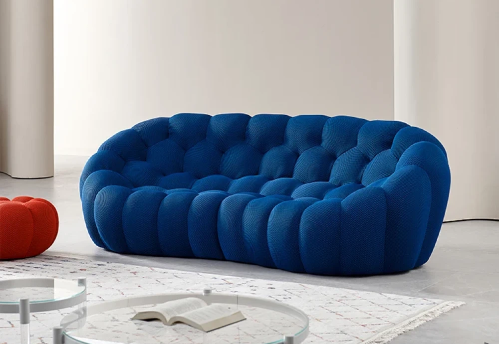 bubble 2 couch blue